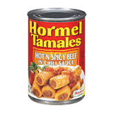 Hormel  hot'n spicy beef tamales in chili sauce Full-Size Picture